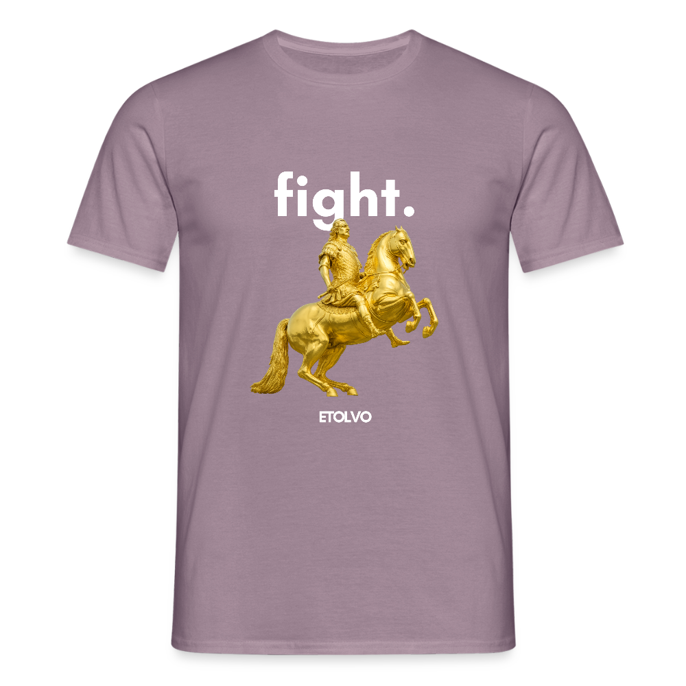 Männer T-Shirt - Lilagrau 