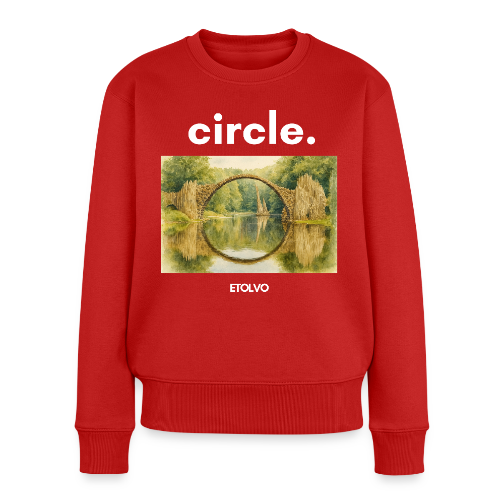 Frauen Premium Pullover - Rot