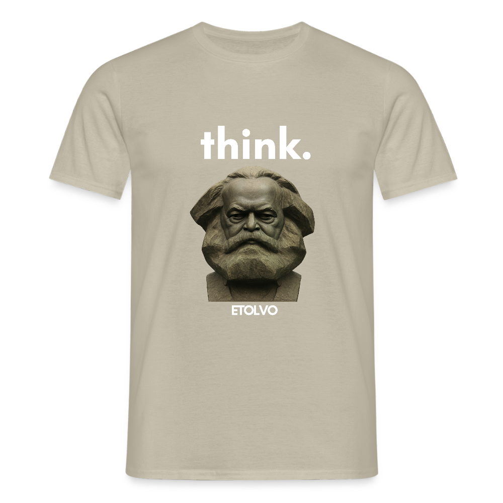 Männer T-Shirt - Sandbeige