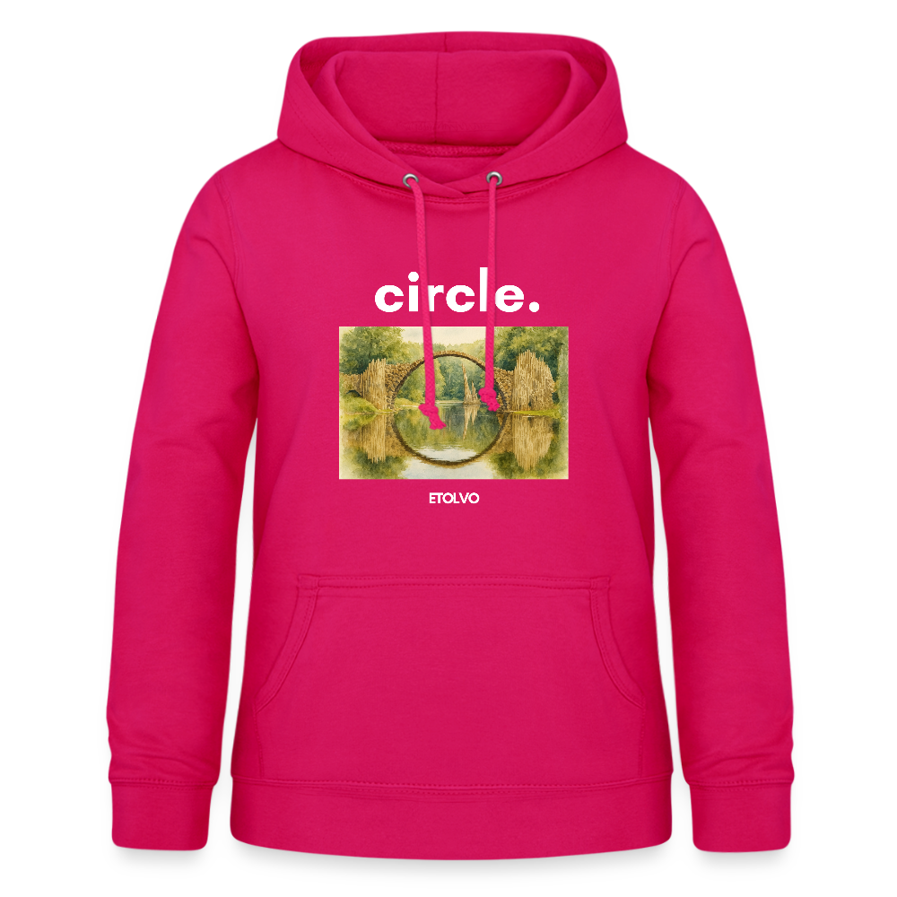 Frauen Hoodie - dunkles Pink