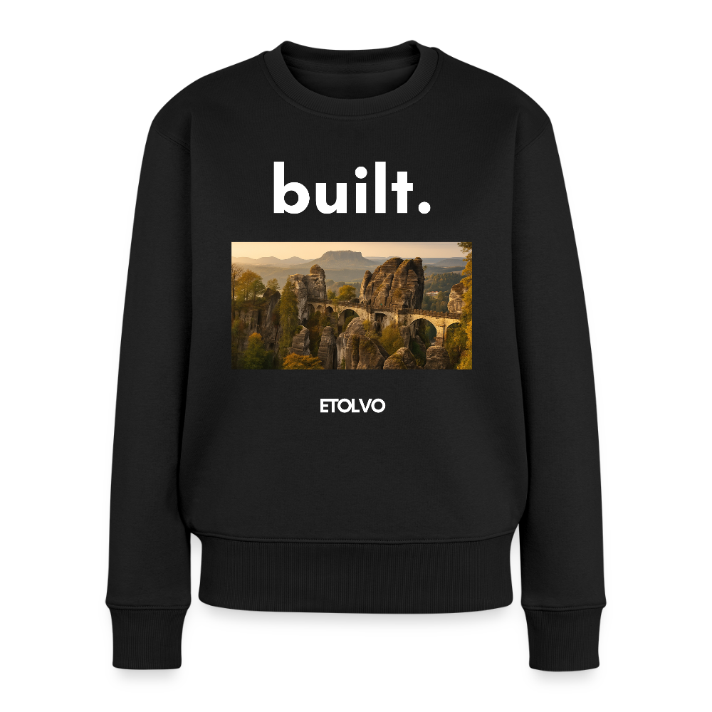 Frauen Premium Pullover - Schwarz