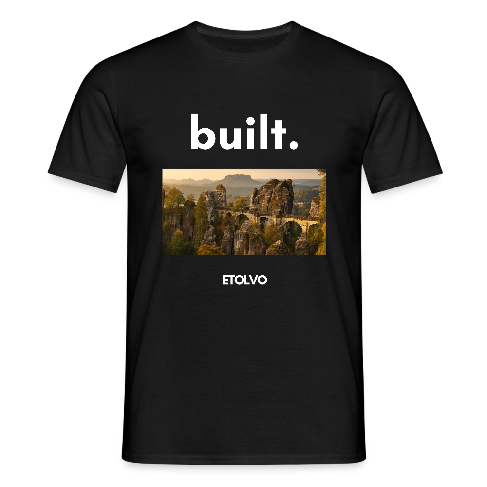 Männer T-Shirt - Schwarz