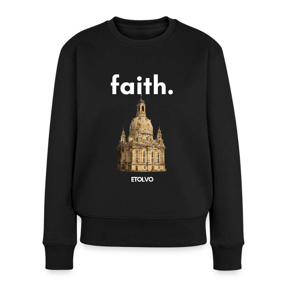 Frauen Premium Pullover - Schwarz