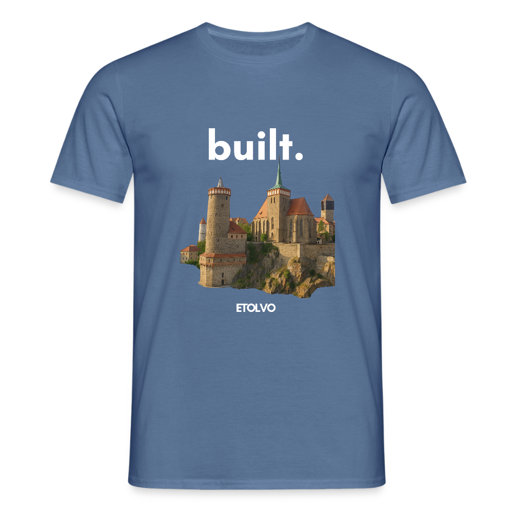 Männer T-Shirt - Taubenblau 