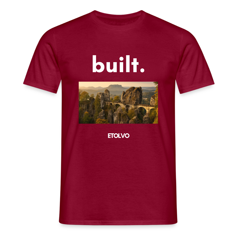 Männer T-Shirt - Ziegelrot