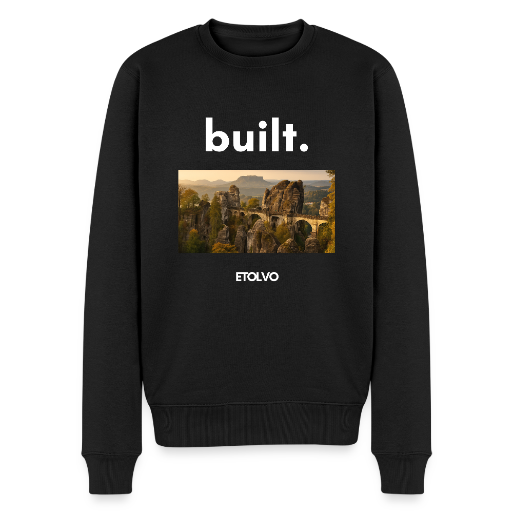 Männer Premium Pullover - Schwarz