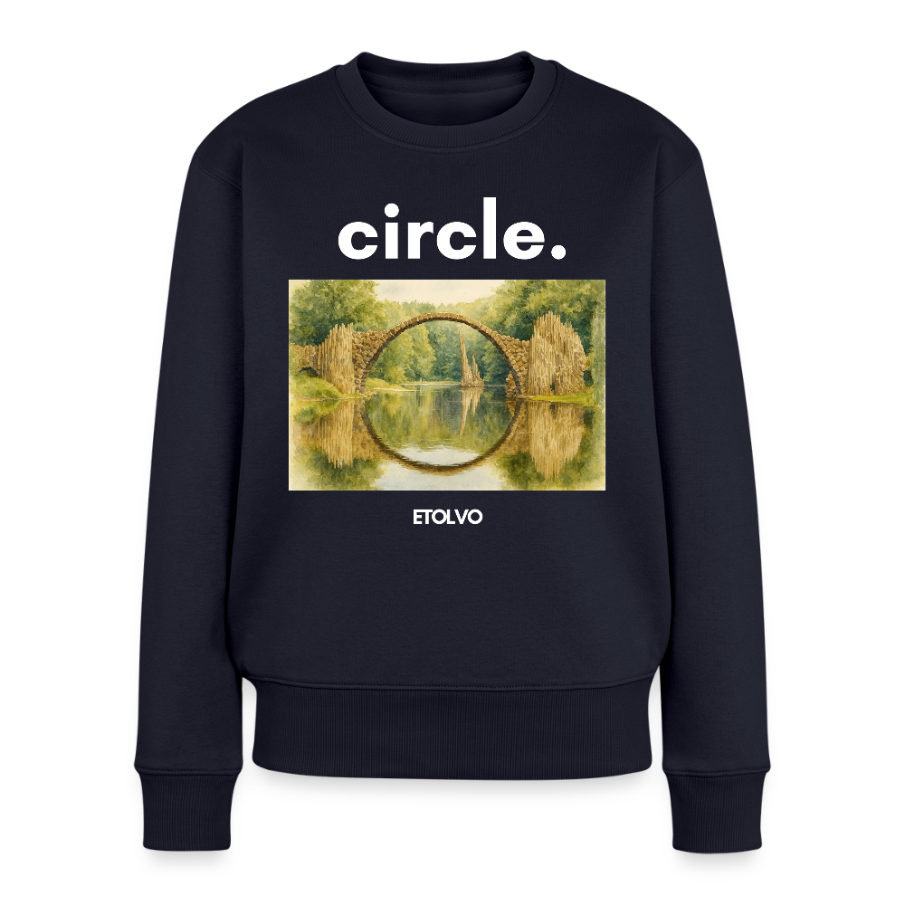 Frauen Premium Pullover - Navy