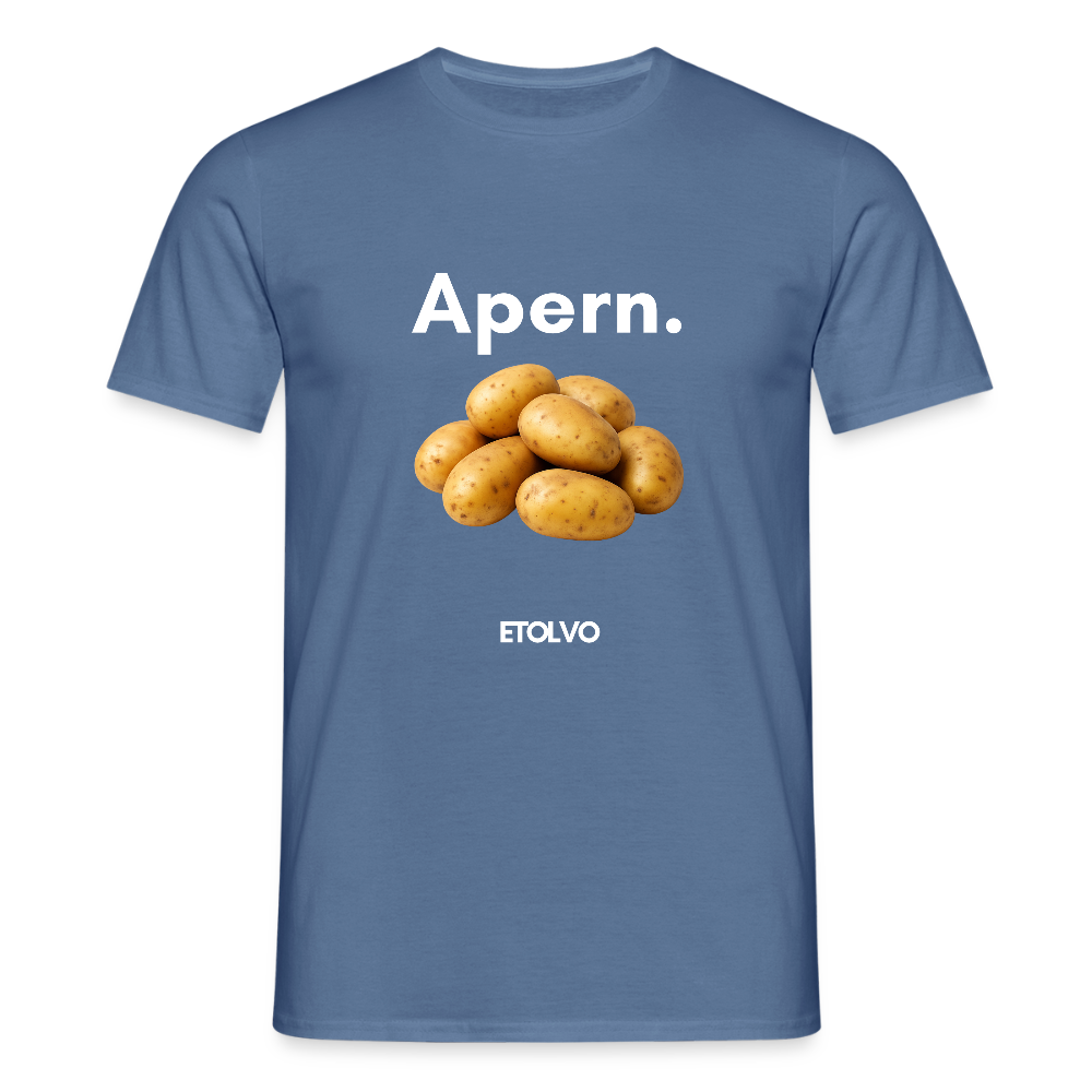 Männer T-Shirt - Taubenblau 