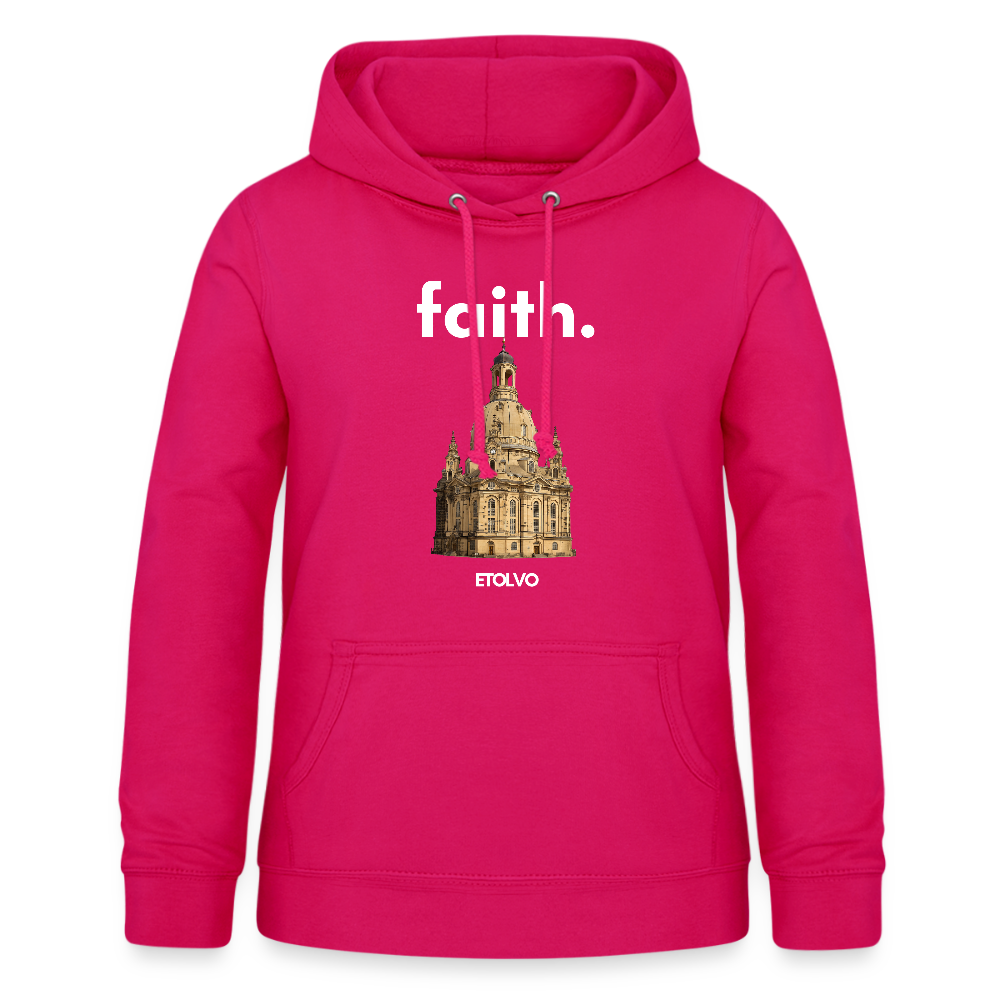 Frauen Hoodie - dunkles Pink