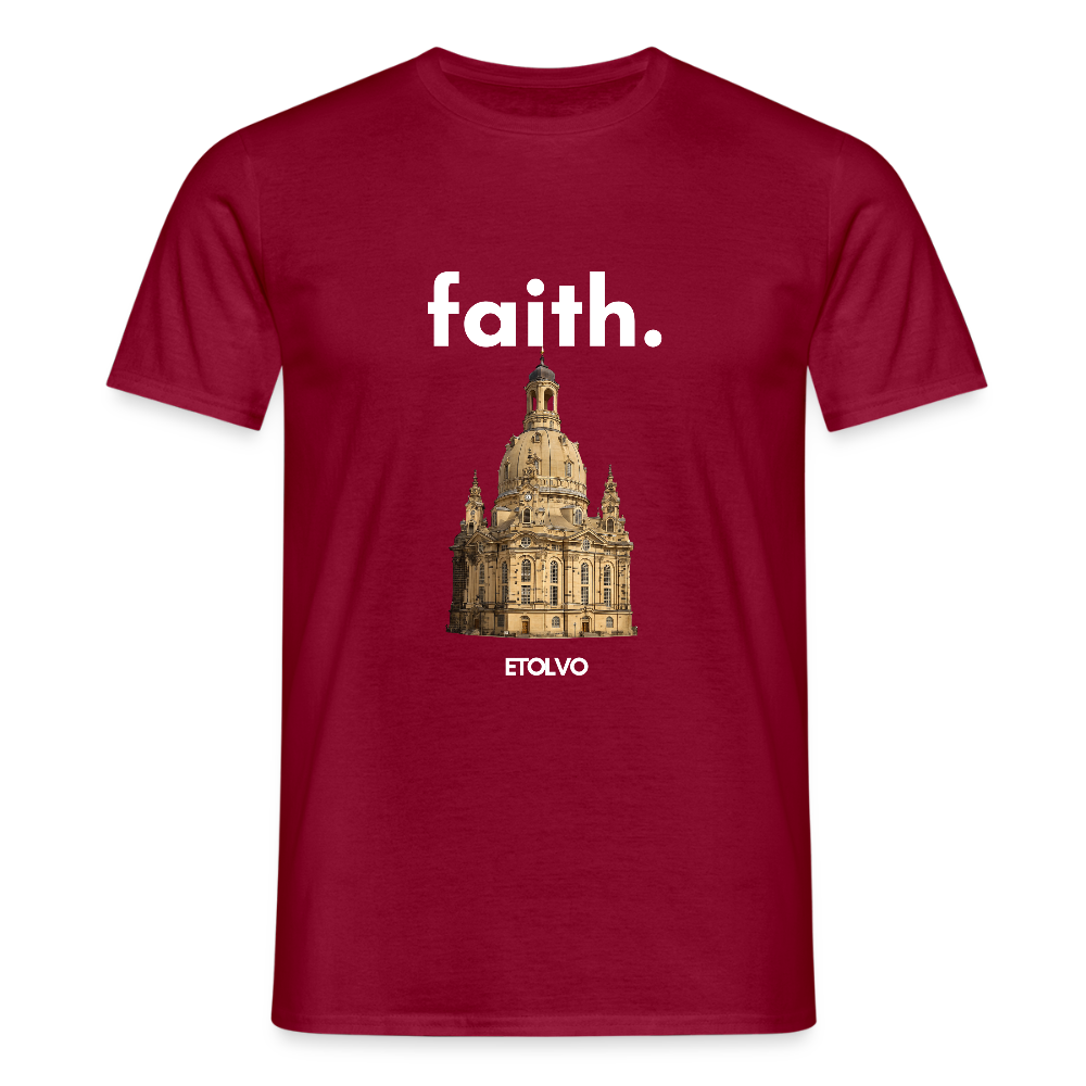 Männer T-Shirt - Ziegelrot