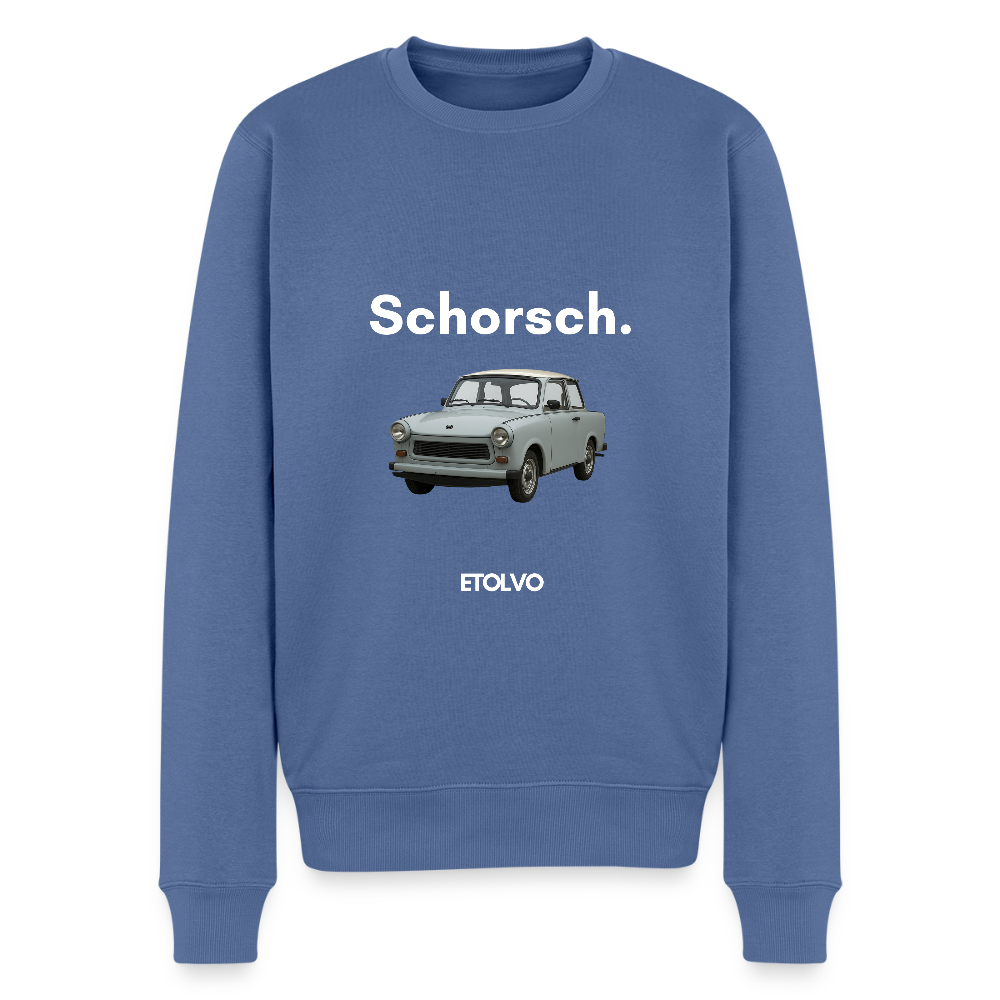 Männer Premium Pullover - Taubenblau