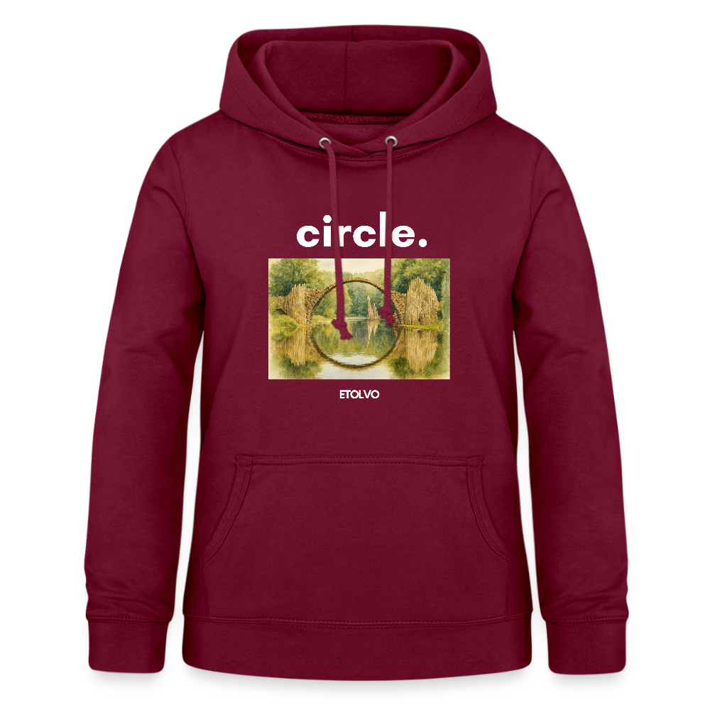 Frauen Hoodie - Bordeaux