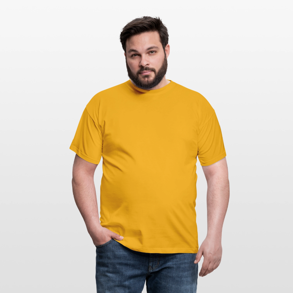 Männer T-Shirt - Gelb