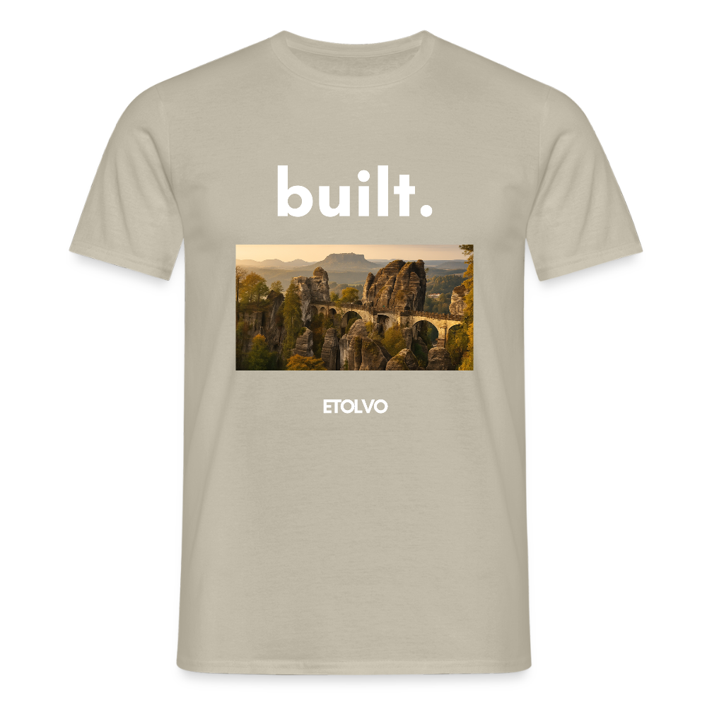 Männer T-Shirt - Sandbeige