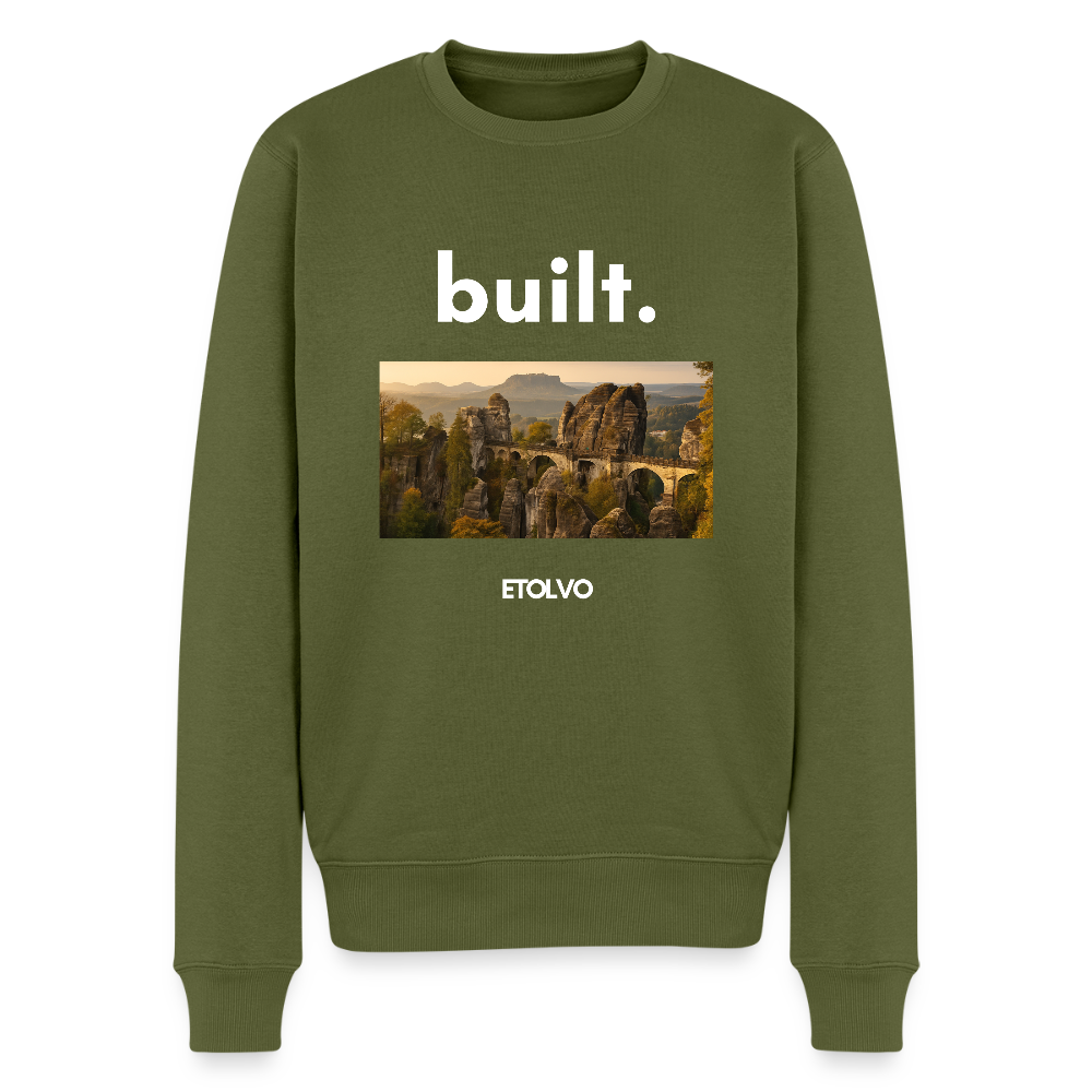 Männer Premium Pullover - Khaki