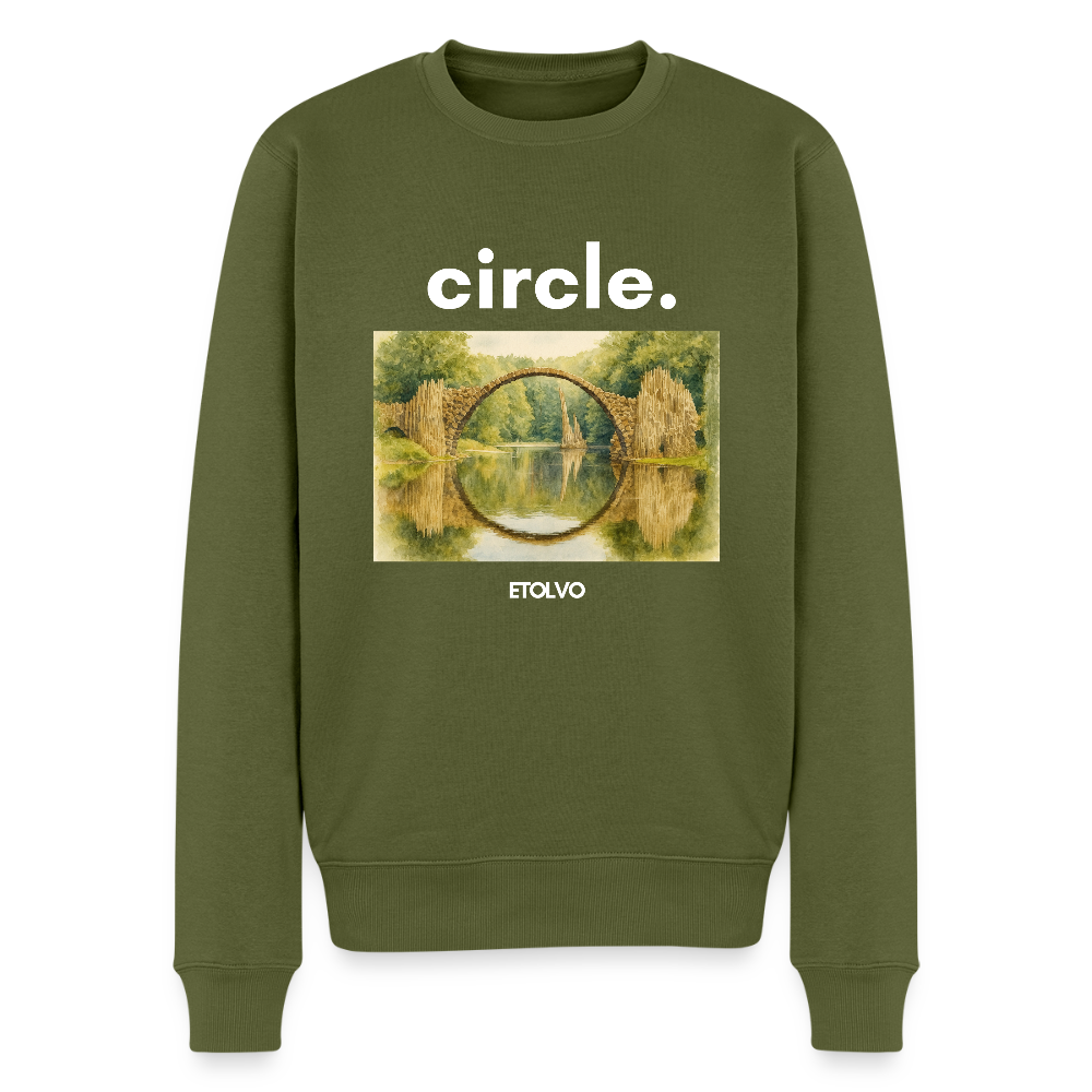 Männer Premium Pullover - Khaki