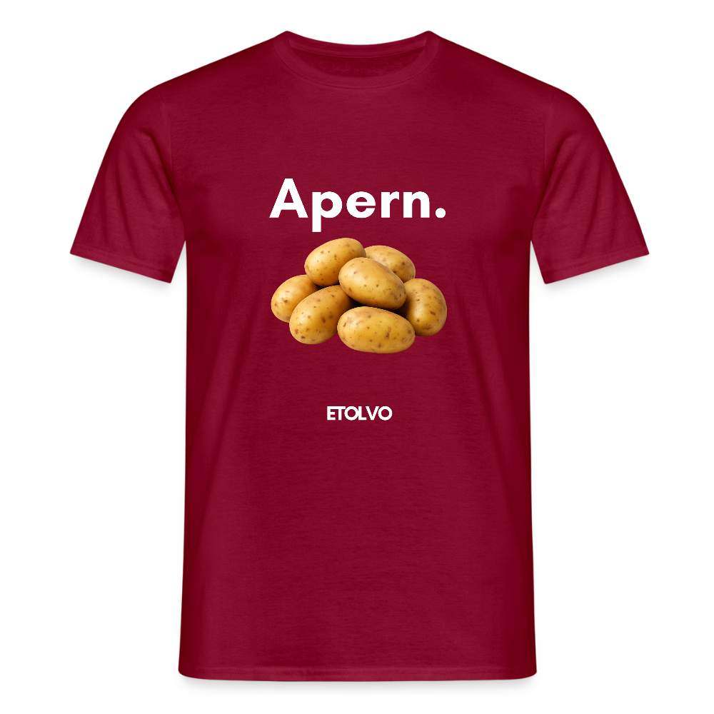 Männer T-Shirt - Ziegelrot