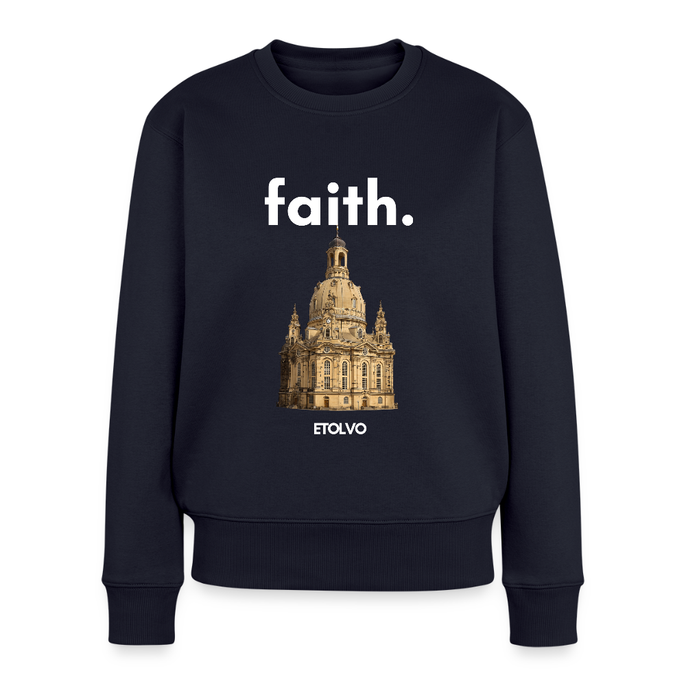 Frauen Premium Pullover - Navy