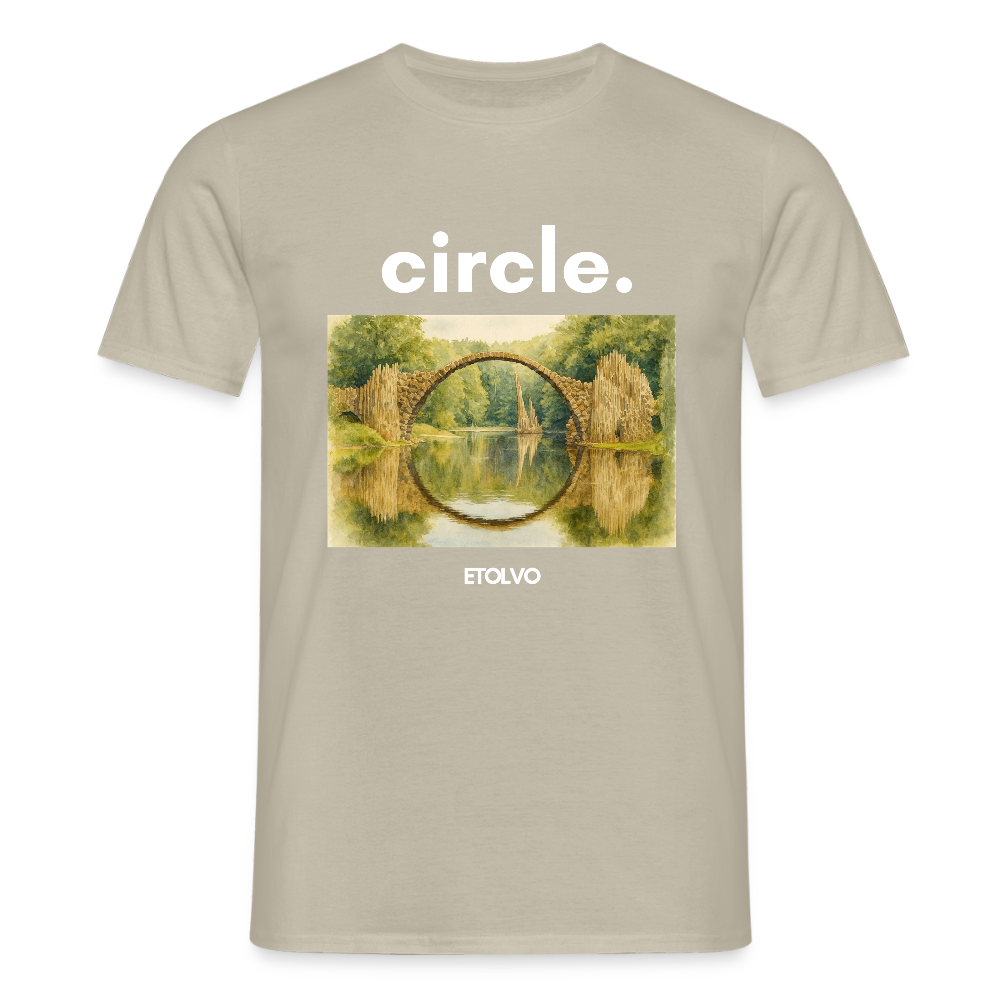 Männer T-Shirt - Sandbeige