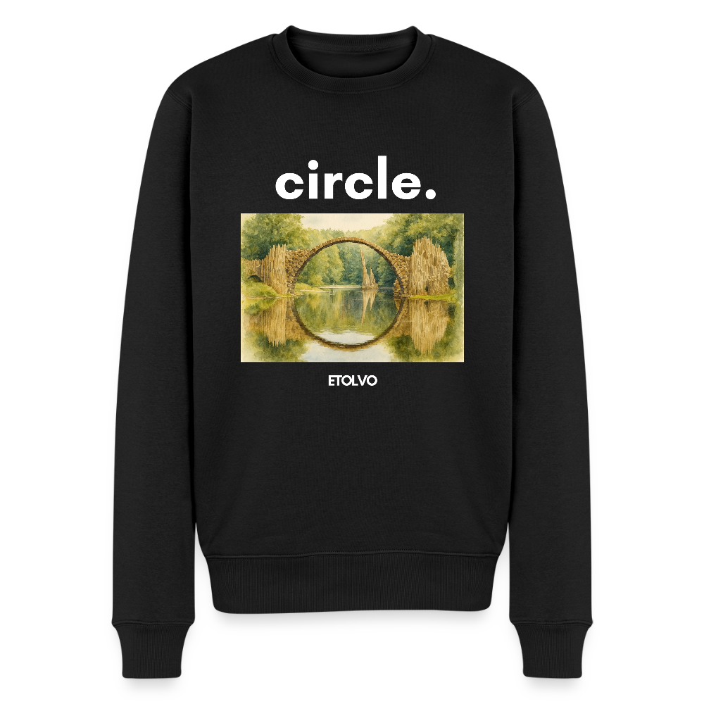 Männer Premium Pullover - Schwarz