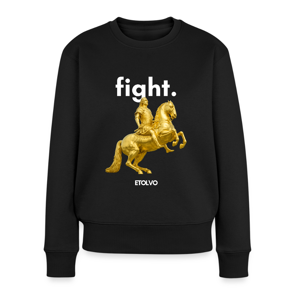 Frauen Premium Pullover - Schwarz