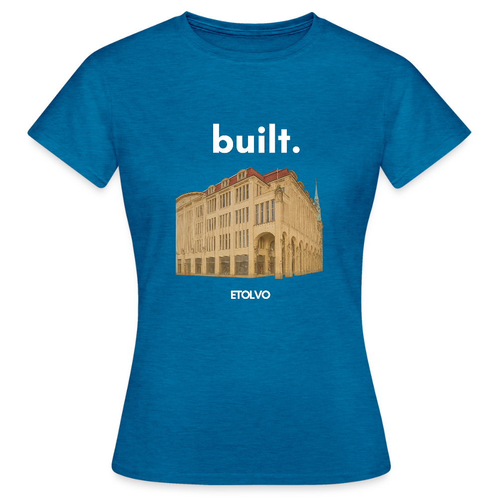 Frauen T-Shirt - Antikblaues Saphir meliert