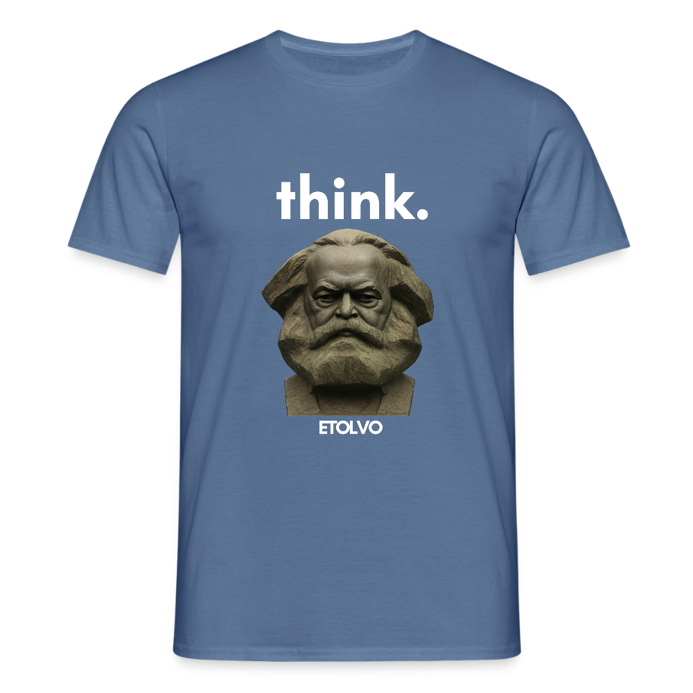 Männer T-Shirt - Taubenblau 