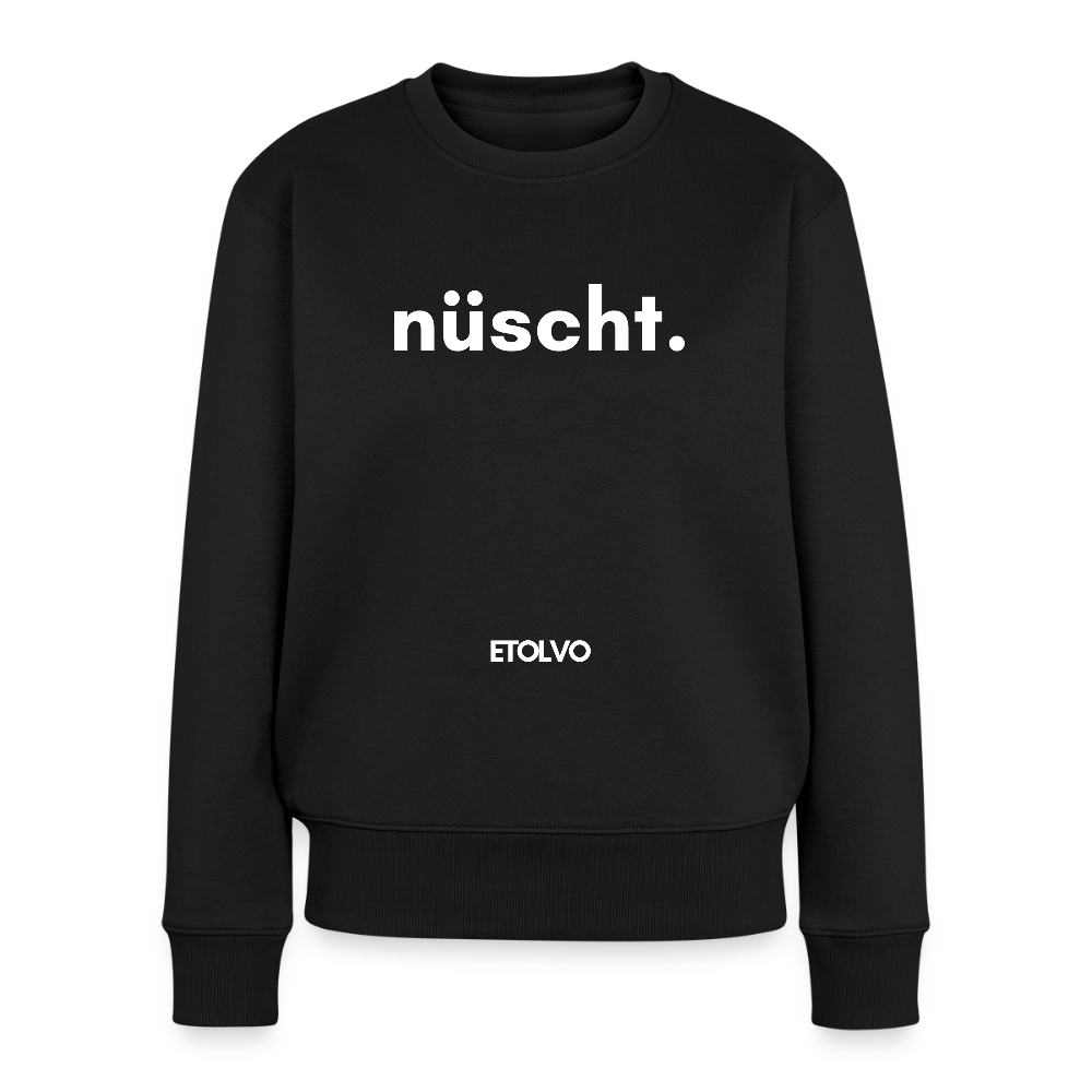Frauen Premium Pullover - Schwarz
